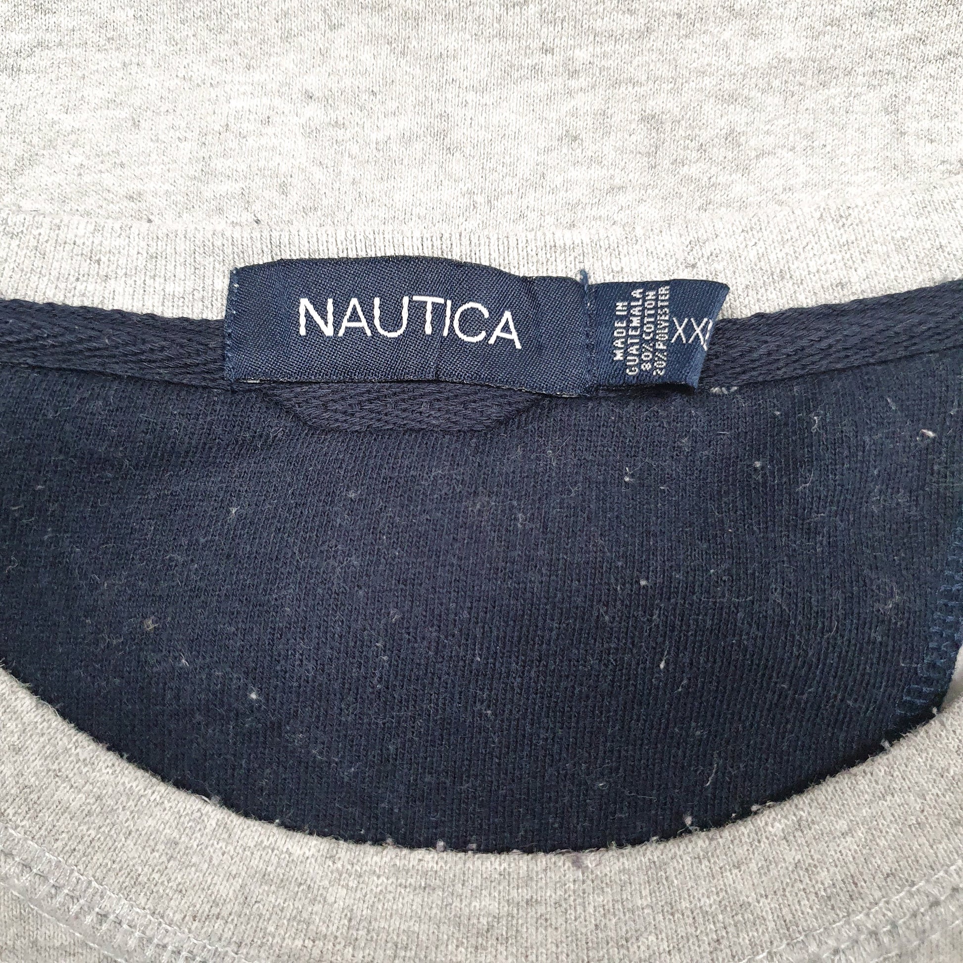 Mens Grey Nautica  Crewneck Jumper