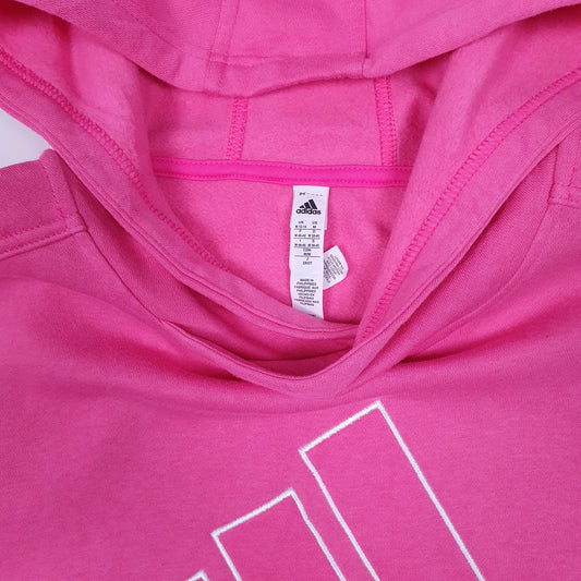 Womens Pink Adidas  Hoodie Jumper