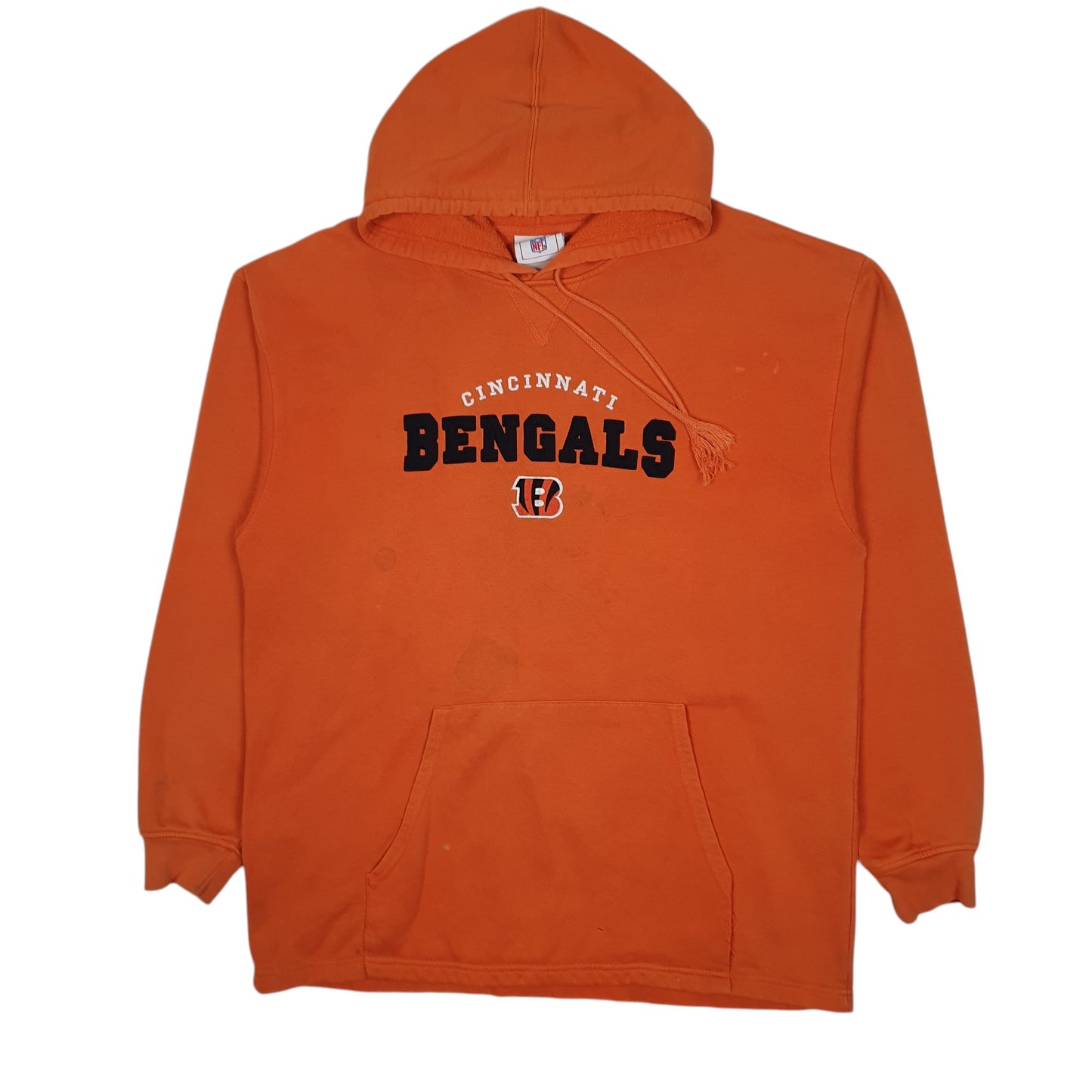 Mens Orange NFL Cincinnati Bengals Hoodie Jumper