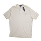 Mens Cream Polo Ralph Lauren Stretch Short Sleeve Polo Shirt