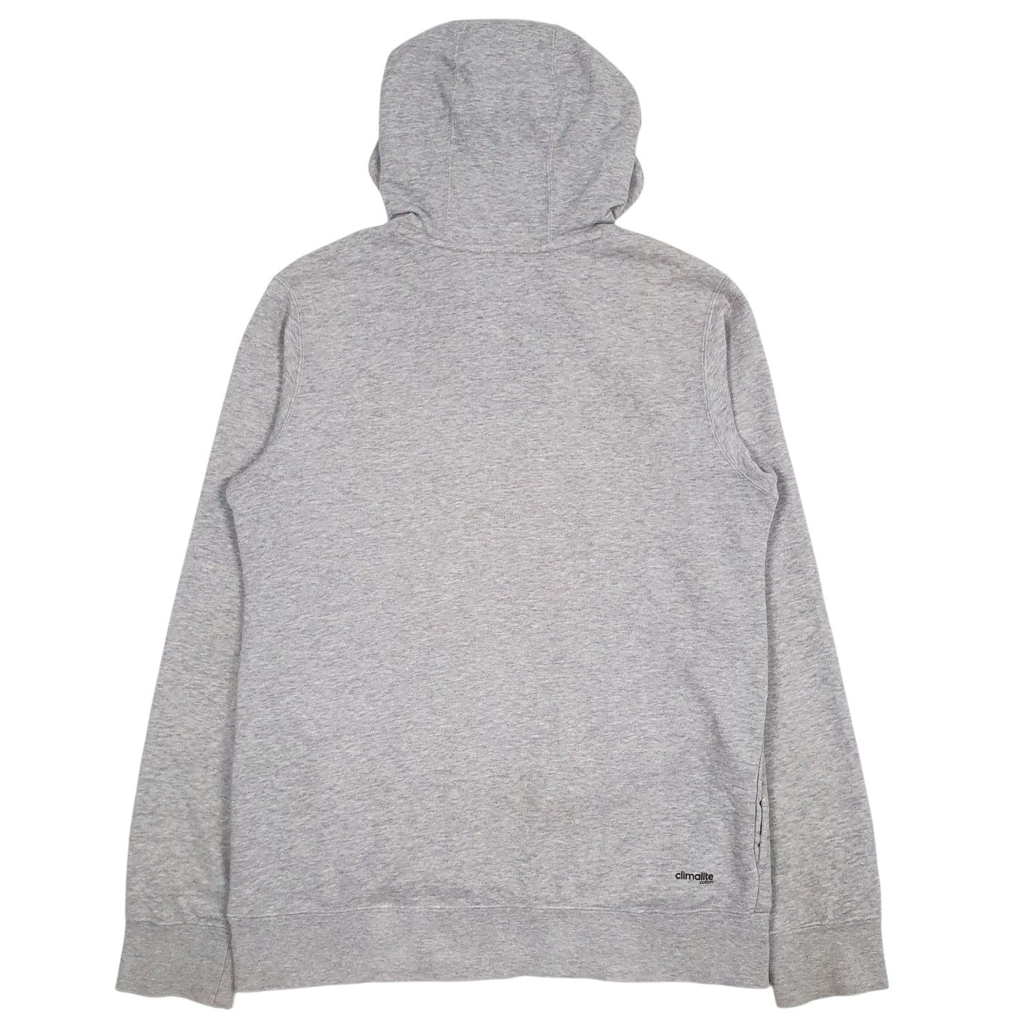 Mens Grey Adidas Climalite Hoodie Jumper