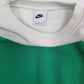 Womens Green Nike Reworked Crop Top Baggy Loose Crewneck Jumper