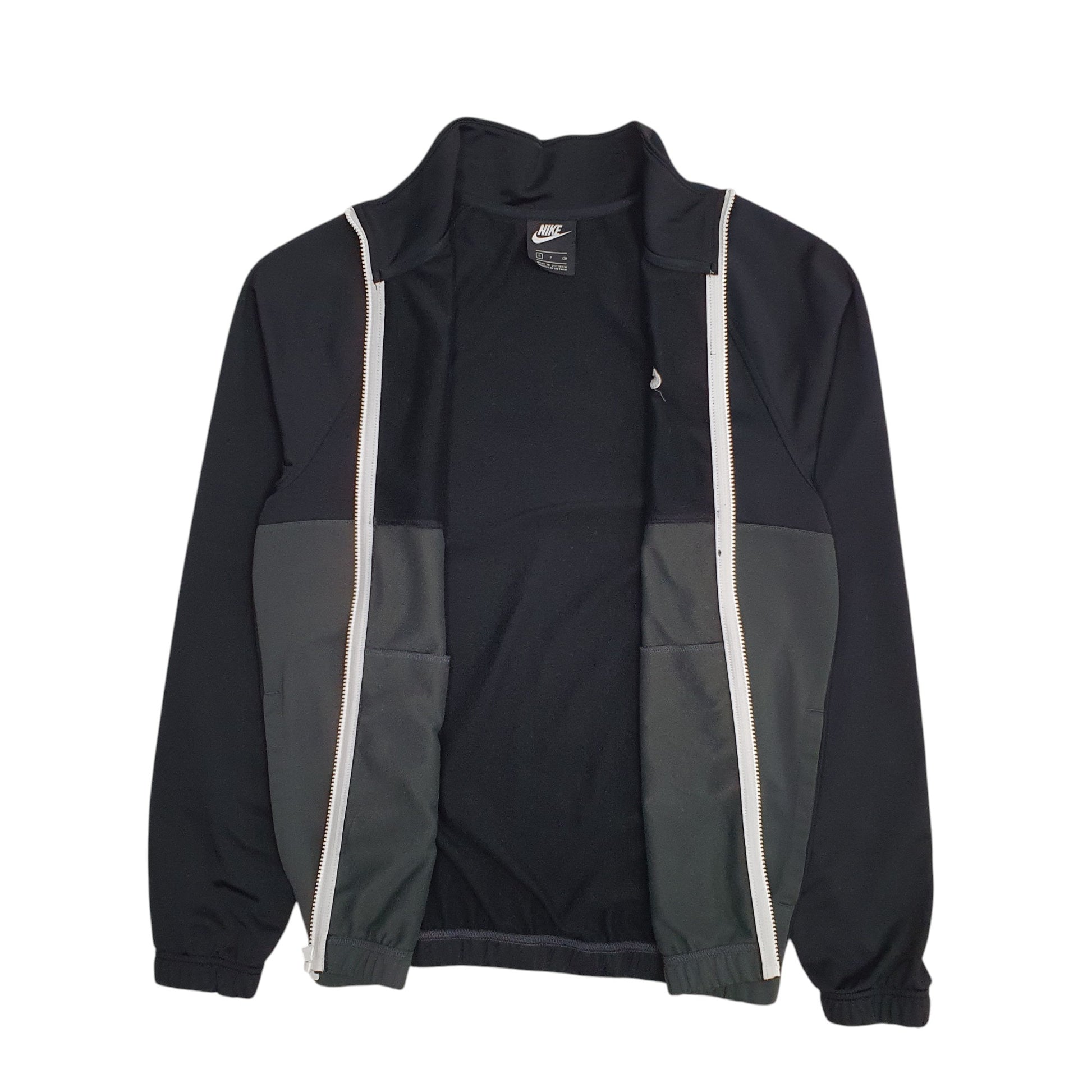 Mens Black Nike Track  Coat
