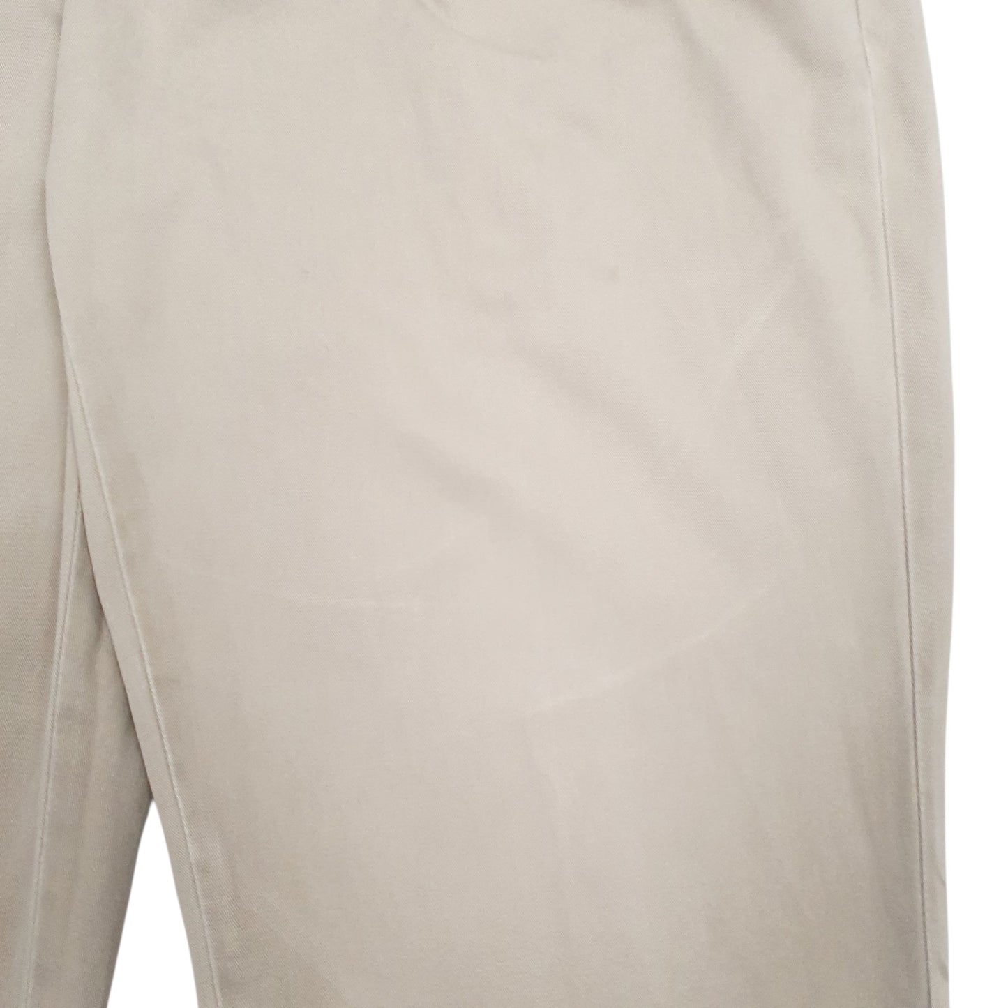 Mens Beige Polo Ralph Lauren Classic Fit Pleated  Trousers