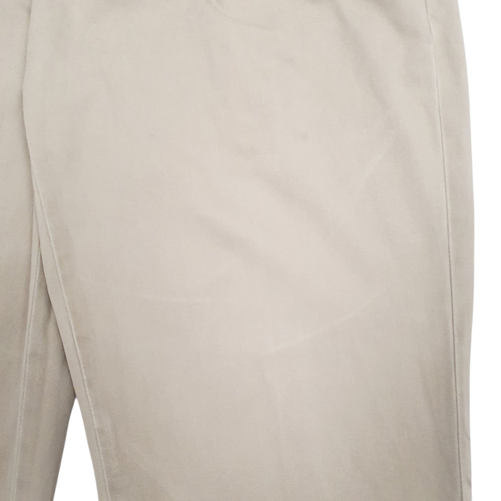 Mens Beige Polo Ralph Lauren Classic Fit Pleated  Trousers