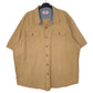 Mens Brown L.L.Bean  Short Sleeve Shirt