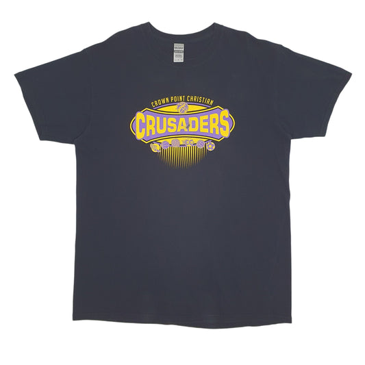 Mens Black Gildan  Short Sleeve T Shirt