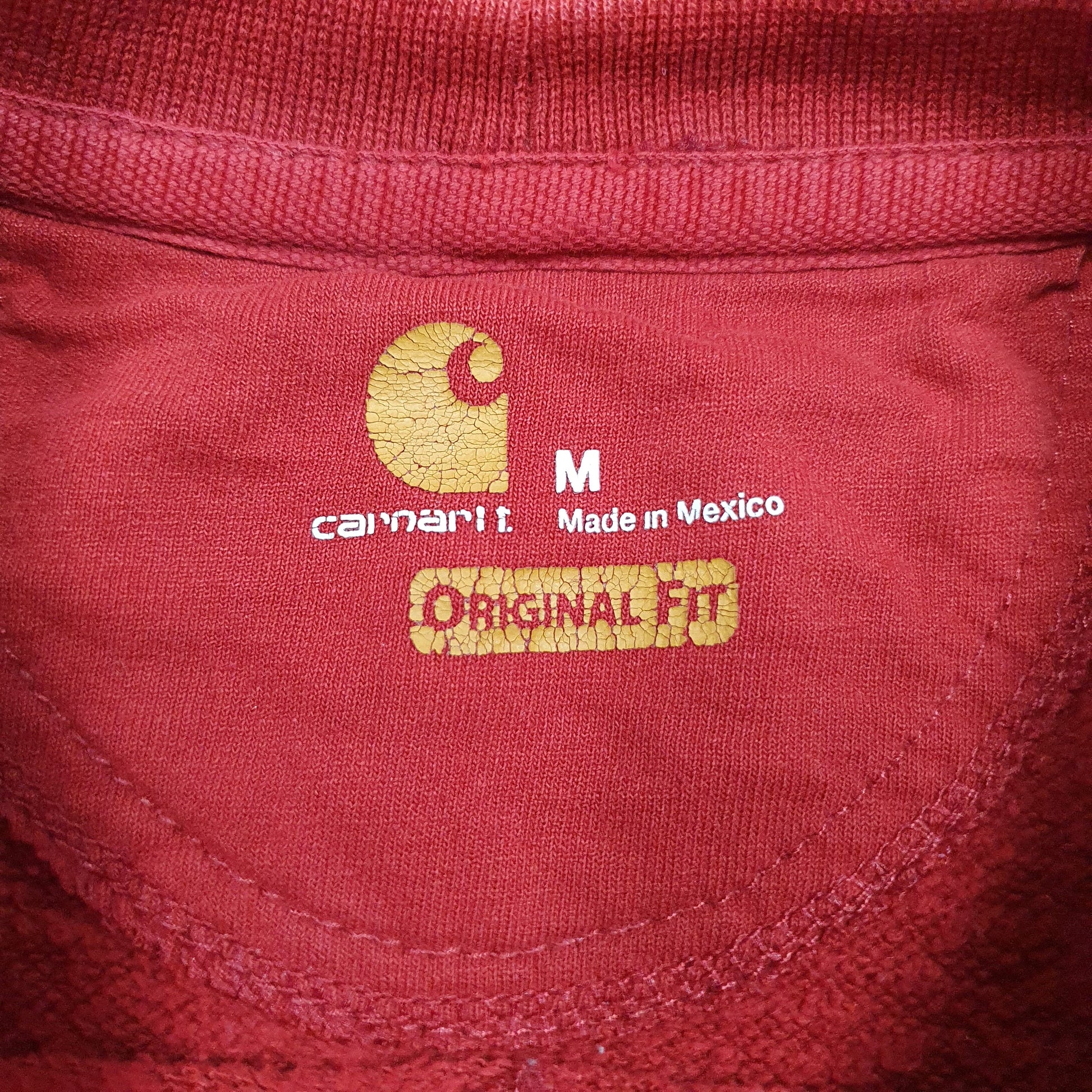 Mens Red Carhartt  Crewneck Jumper