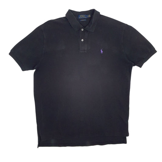 Mens Black Polo Ralph Lauren Classic Fit Short Sleeve Polo Shirt