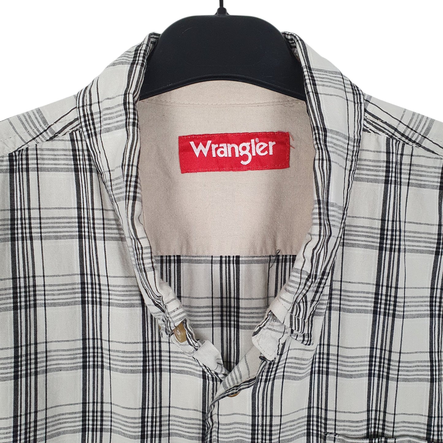 Mens White Wrangler   Shirt