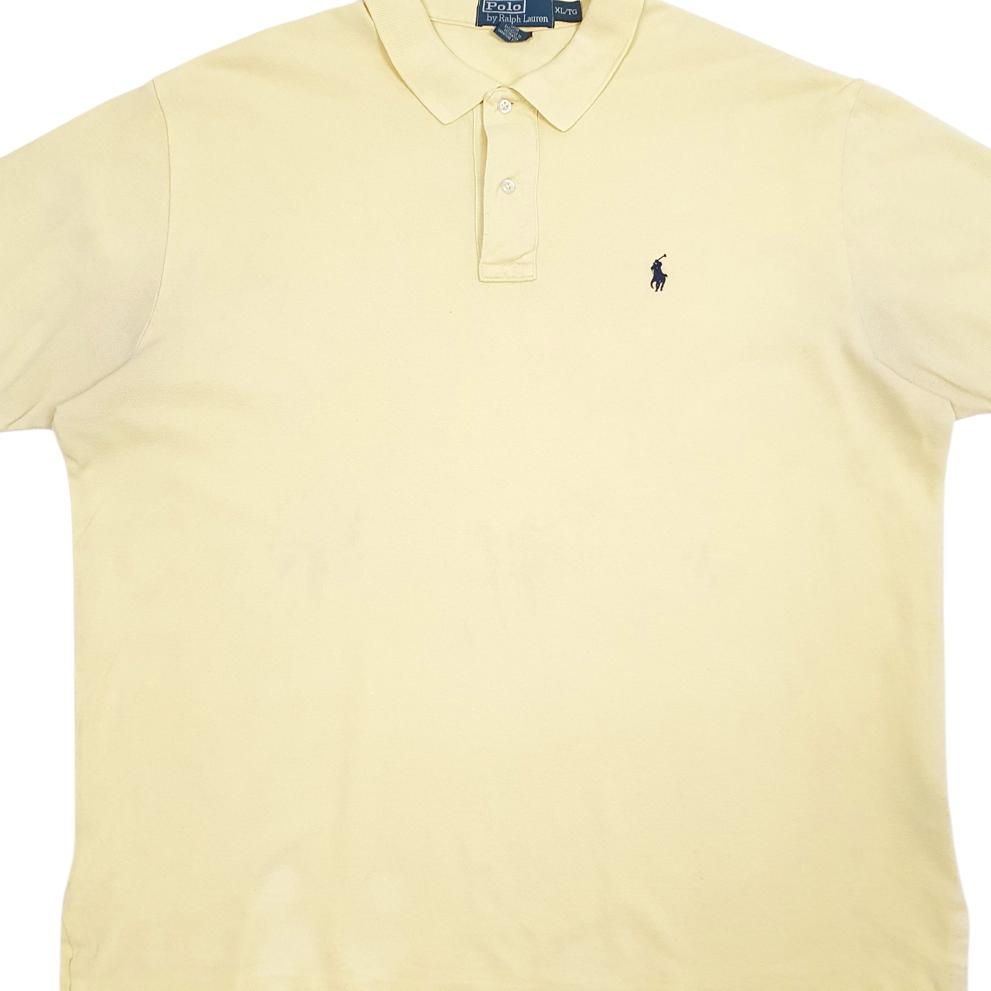 Mens Yellow Polo Ralph Lauren   Polo Shirt