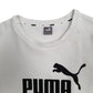 Womens White Puma  Crewneck Jumper