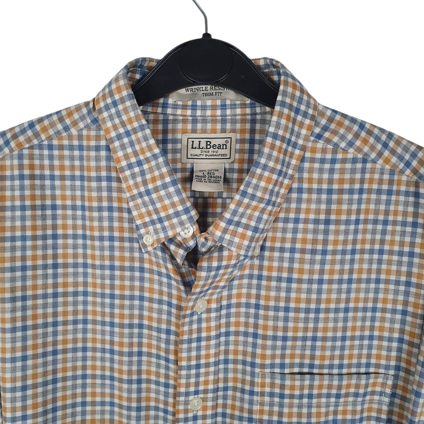 Mens Blue L.L.Bean   Shirt