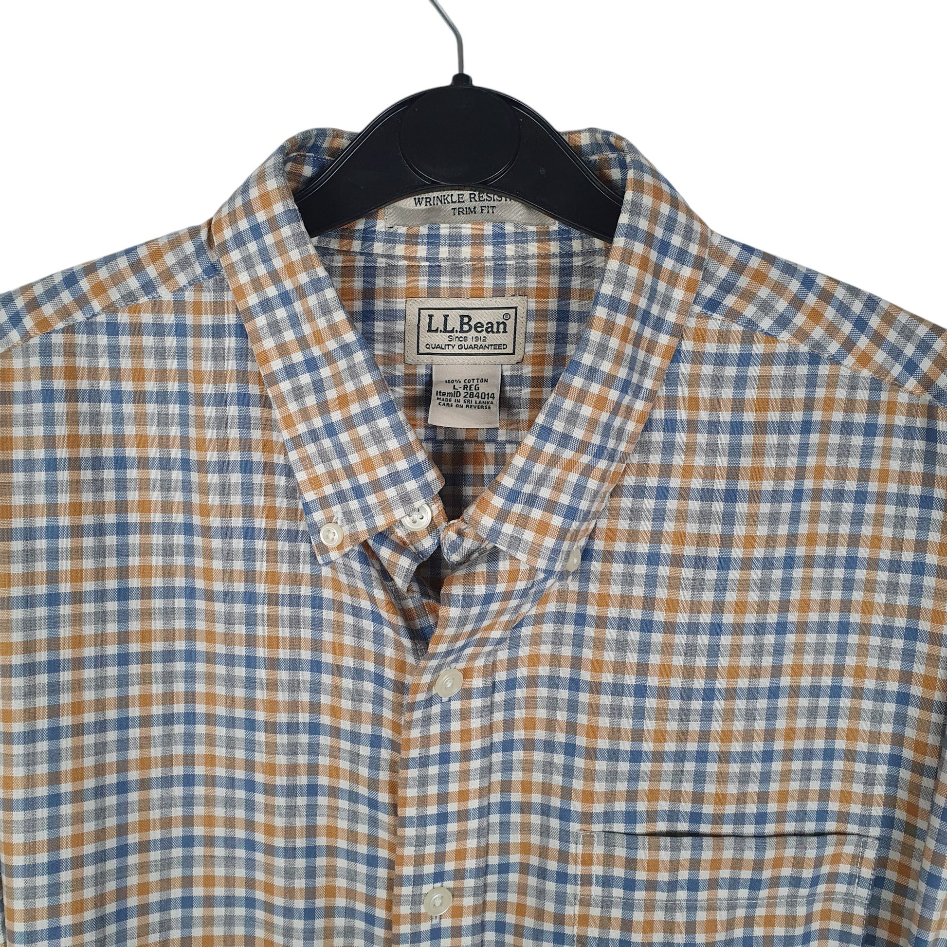 Mens Blue L.L.Bean   Shirt