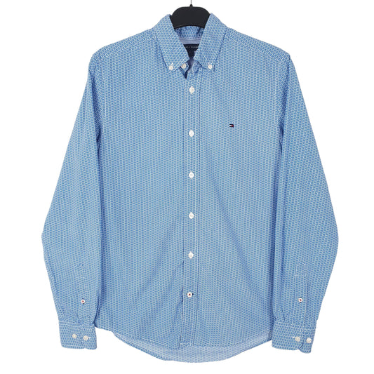 Mens Blue Tommy Hilfiger  Long Sleeve Shirt