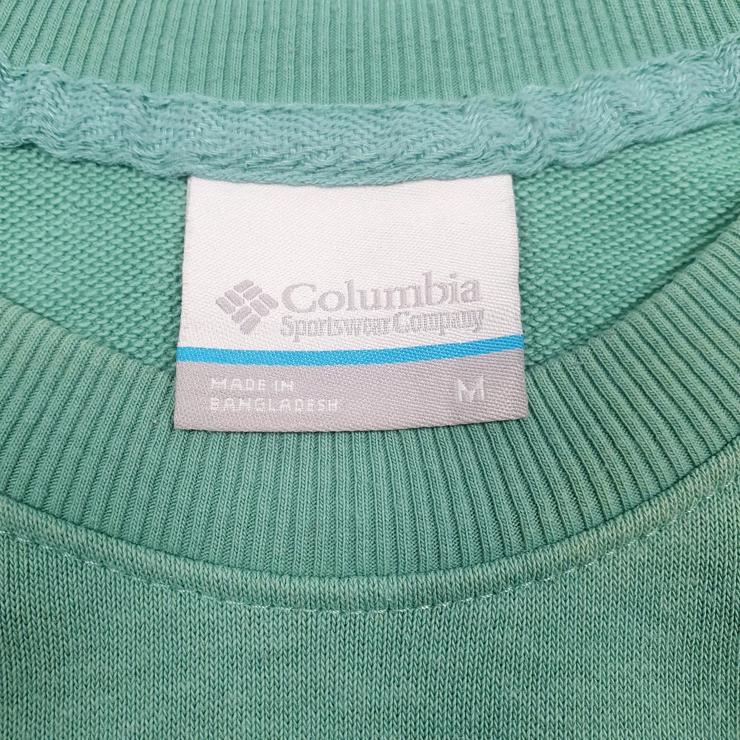 Mens Green Columbia Sportswear Company  Crewneck Jumper