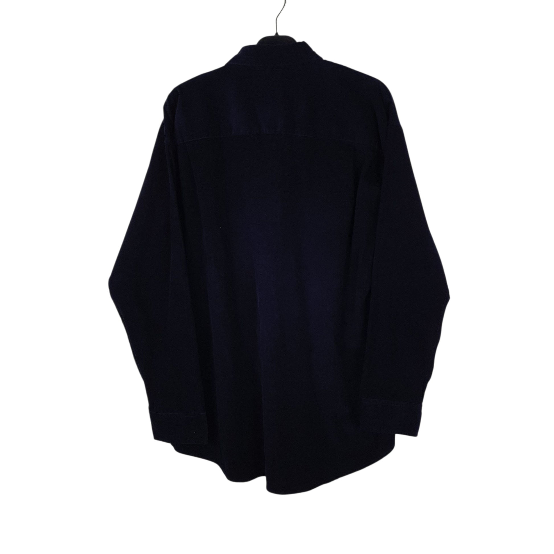 Mens Navy Izod Corduroy  Shirt