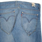 Mens Blue Levis Distressed  Jeans