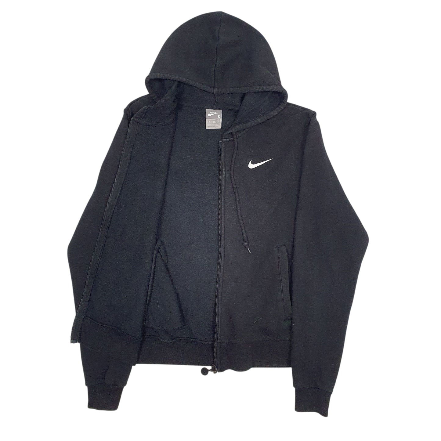 Womens Black Nike  Full Zip Jumper