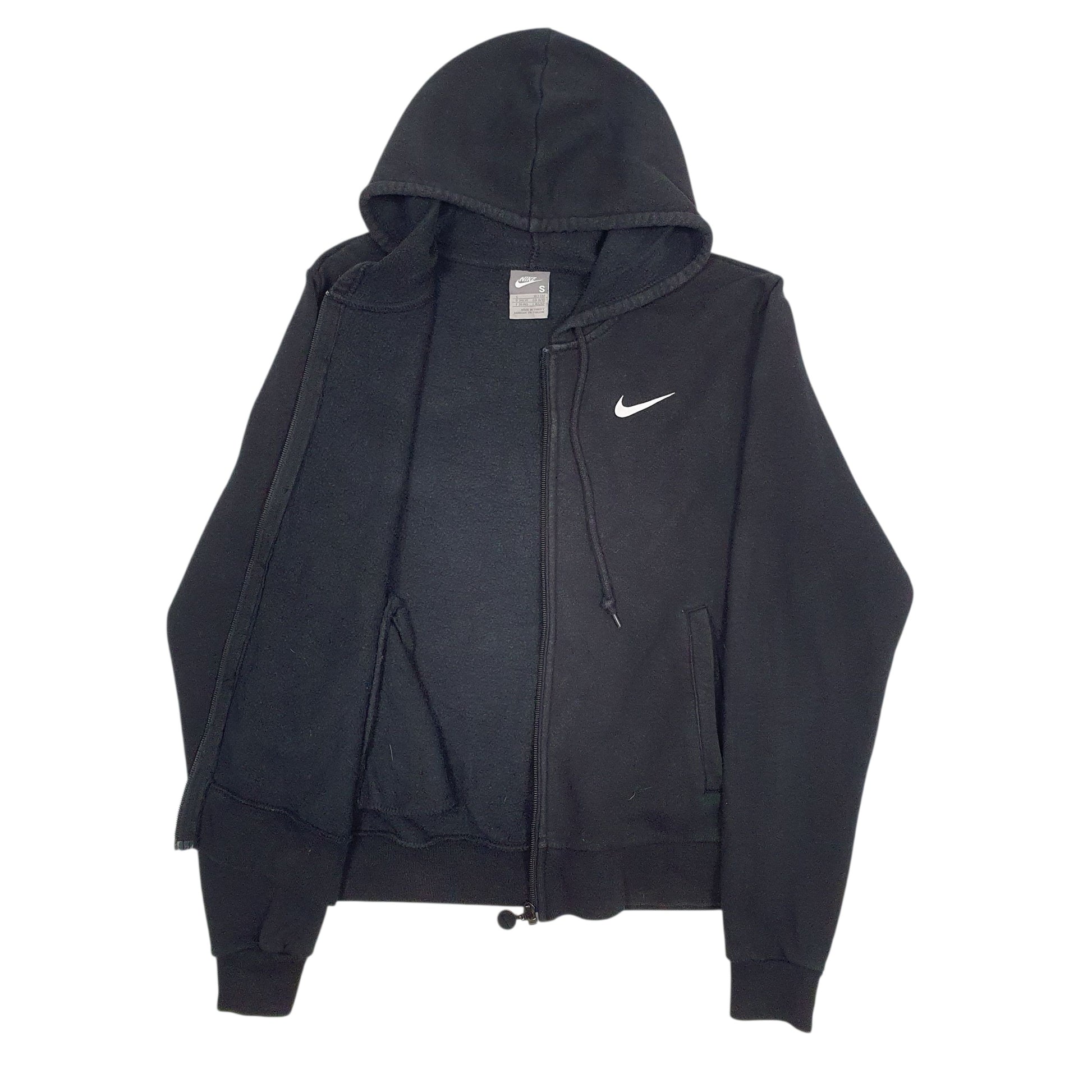 Womens Black Nike  Full Zip Jumper
