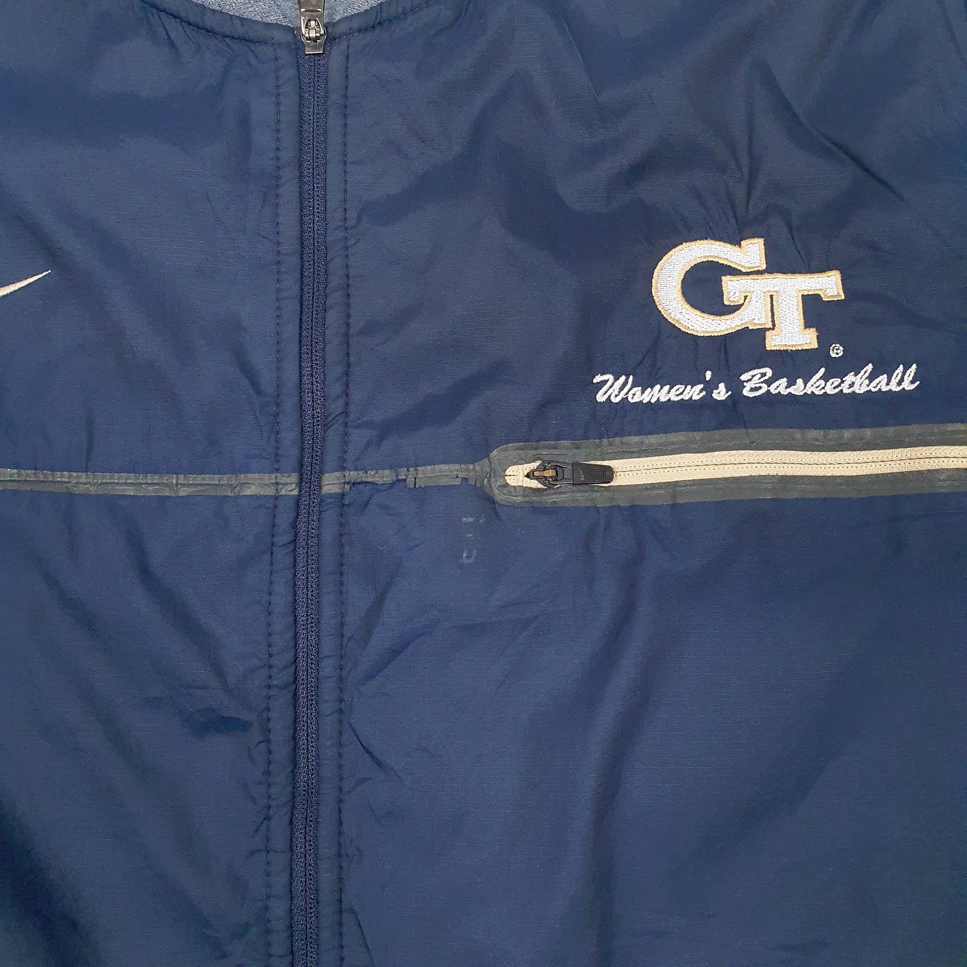 Womens Navy Nike Dri-Fit Women's Basketball Hoodie Coat