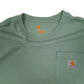 Mens Green Carhartt   T Shirt