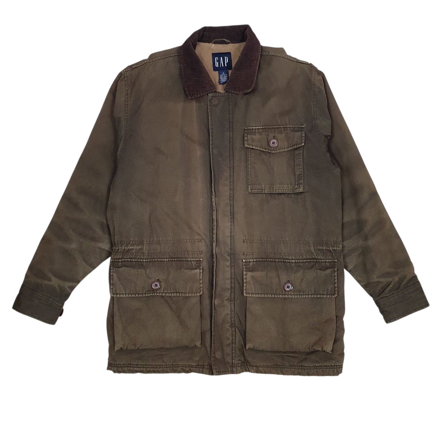 Mens Green Gap   Coat
