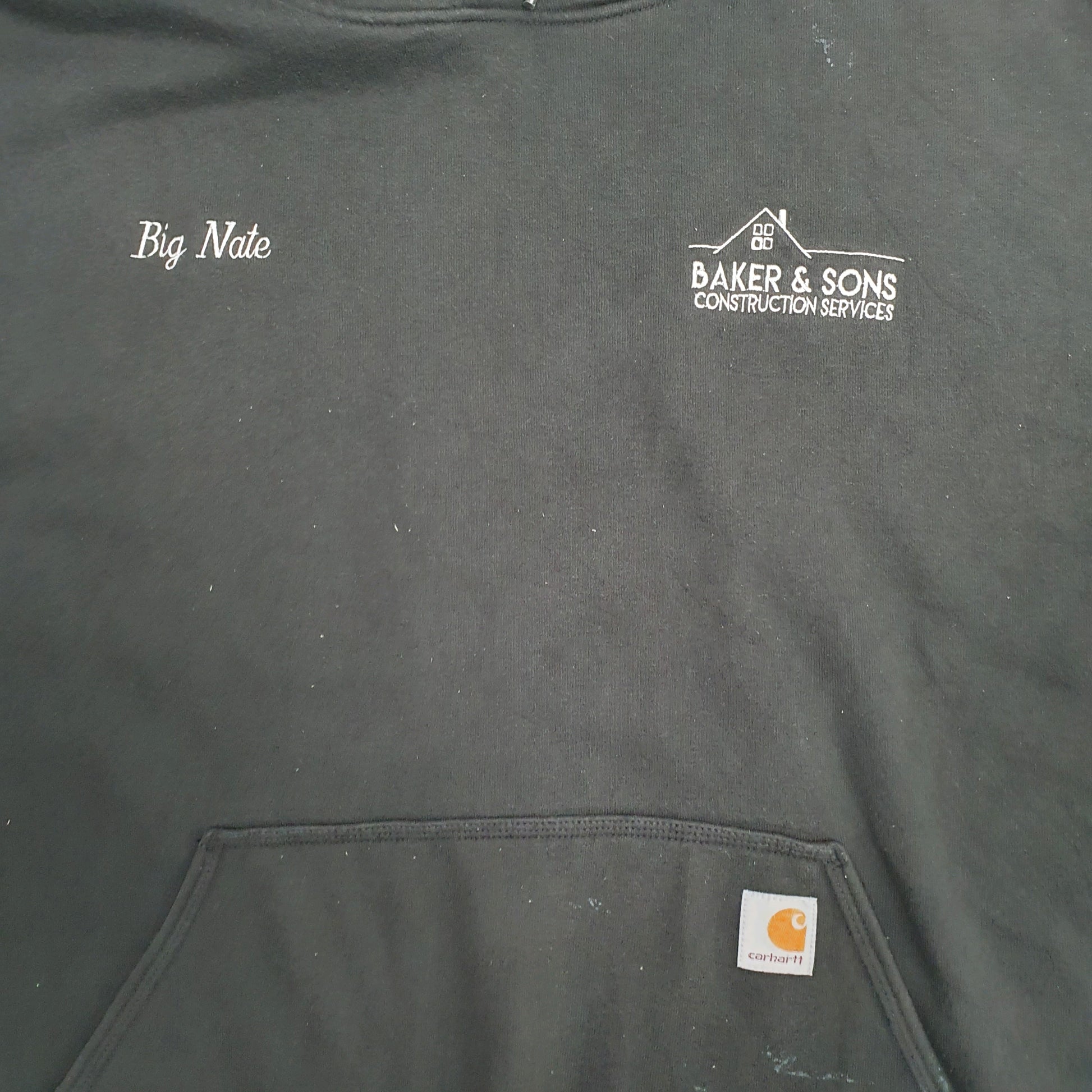 Mens Black Carhartt  Hoodie Jumper