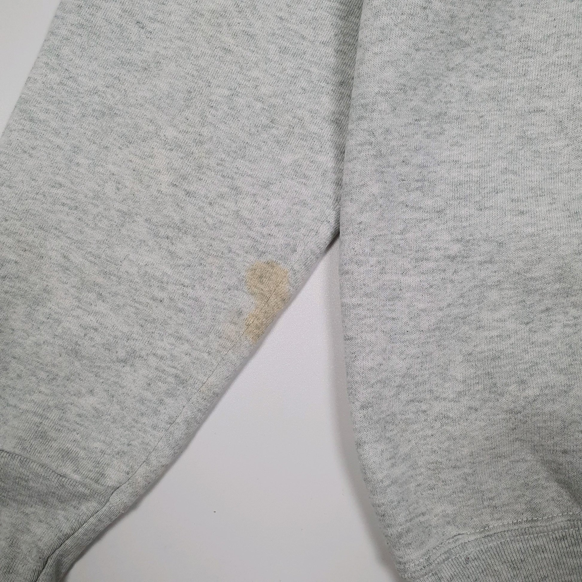 Mens Grey Fruit Of The Loom Vintage 90s Crewneck Jumper