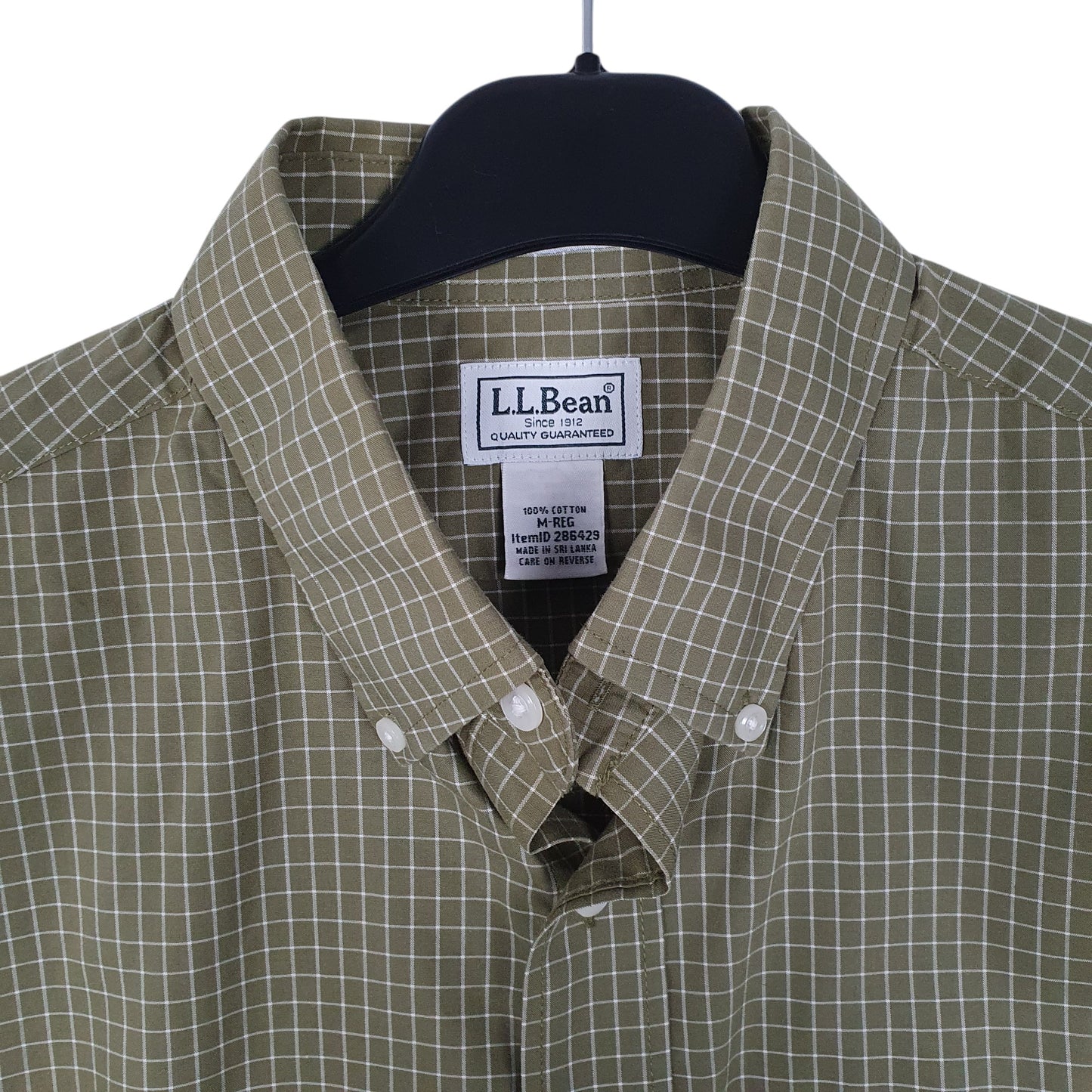Mens Green L.L.Bean   Shirt