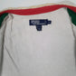Mens Green Polo Ralph Lauren Vintage 90s Fleece Lined Bomber Crewneck Coat