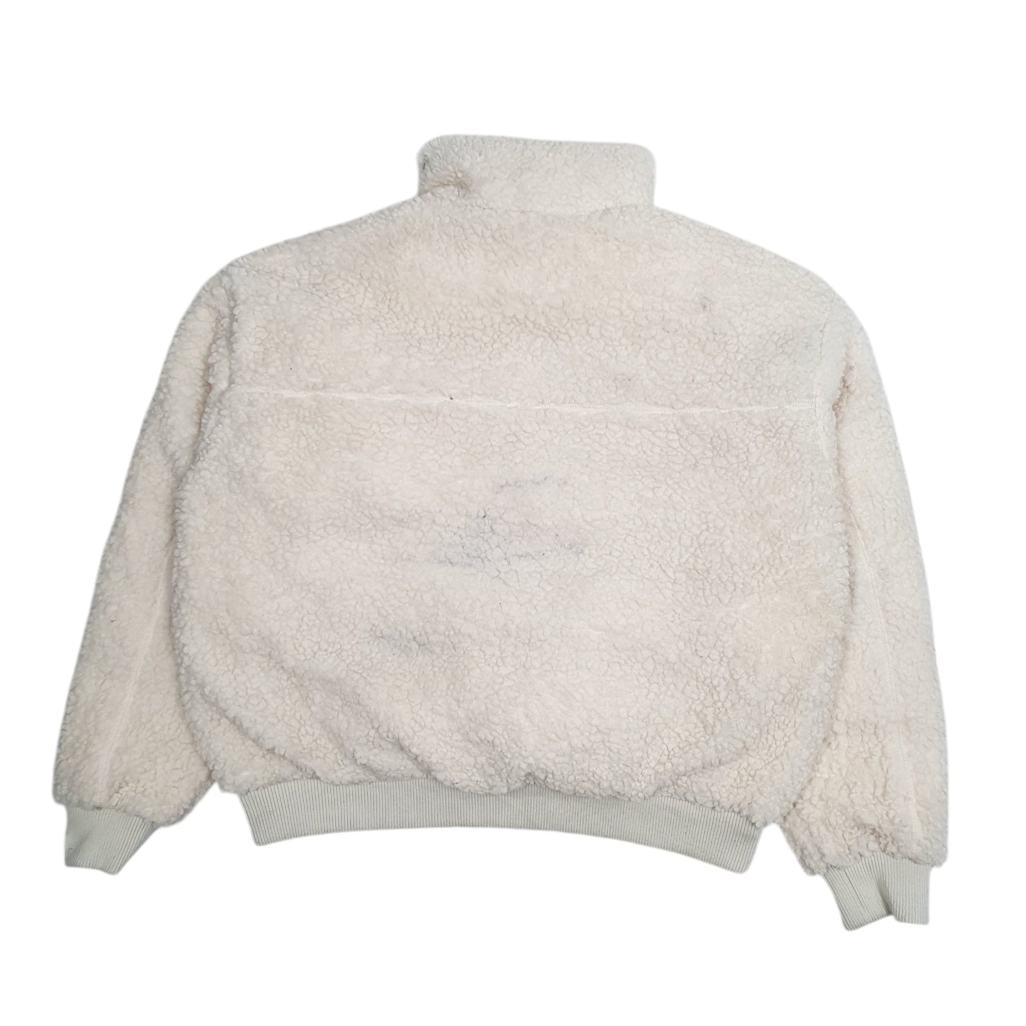 Womens Yellow Puma Reversible Sherpa  Coat