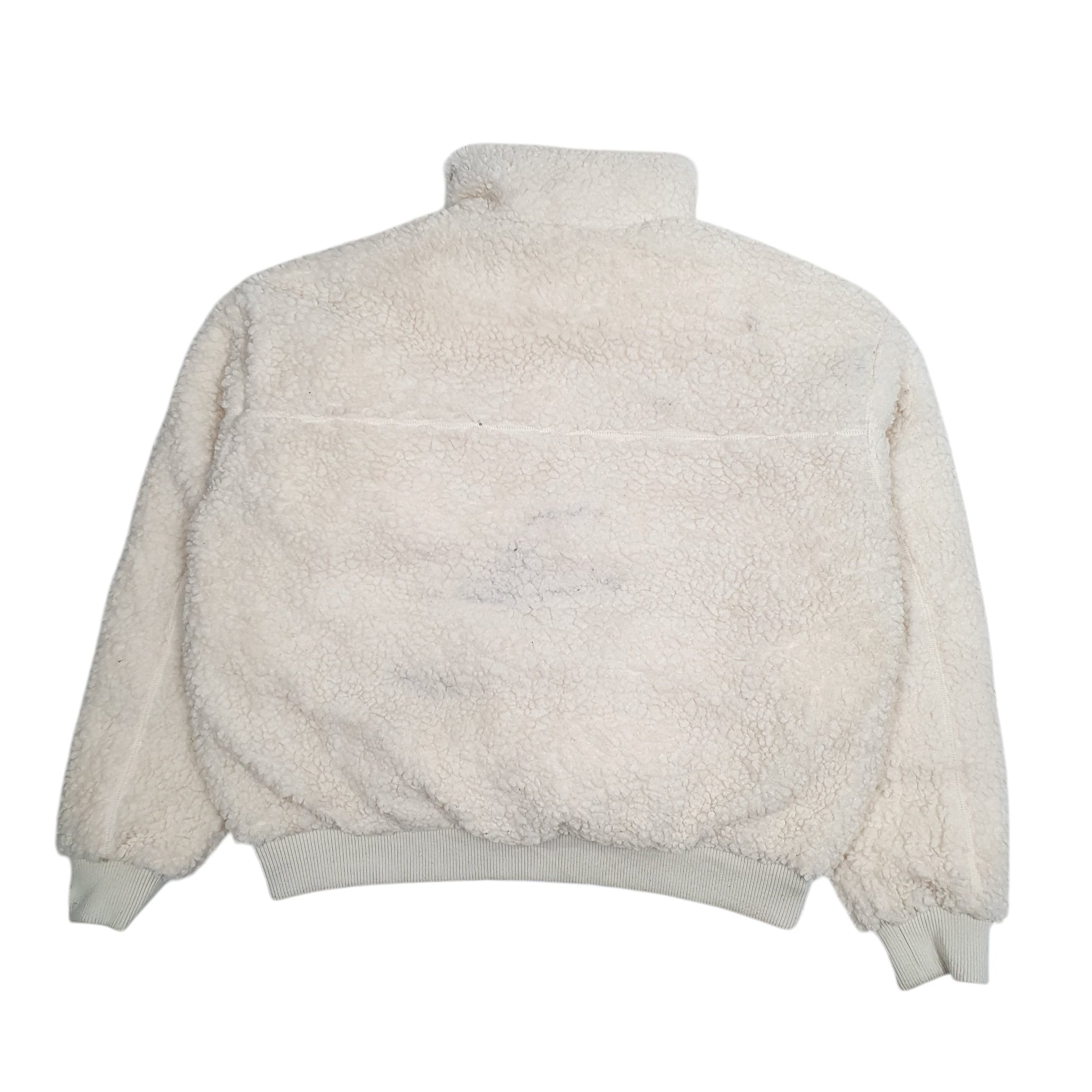 Womens Yellow Puma Reversible Sherpa  Coat