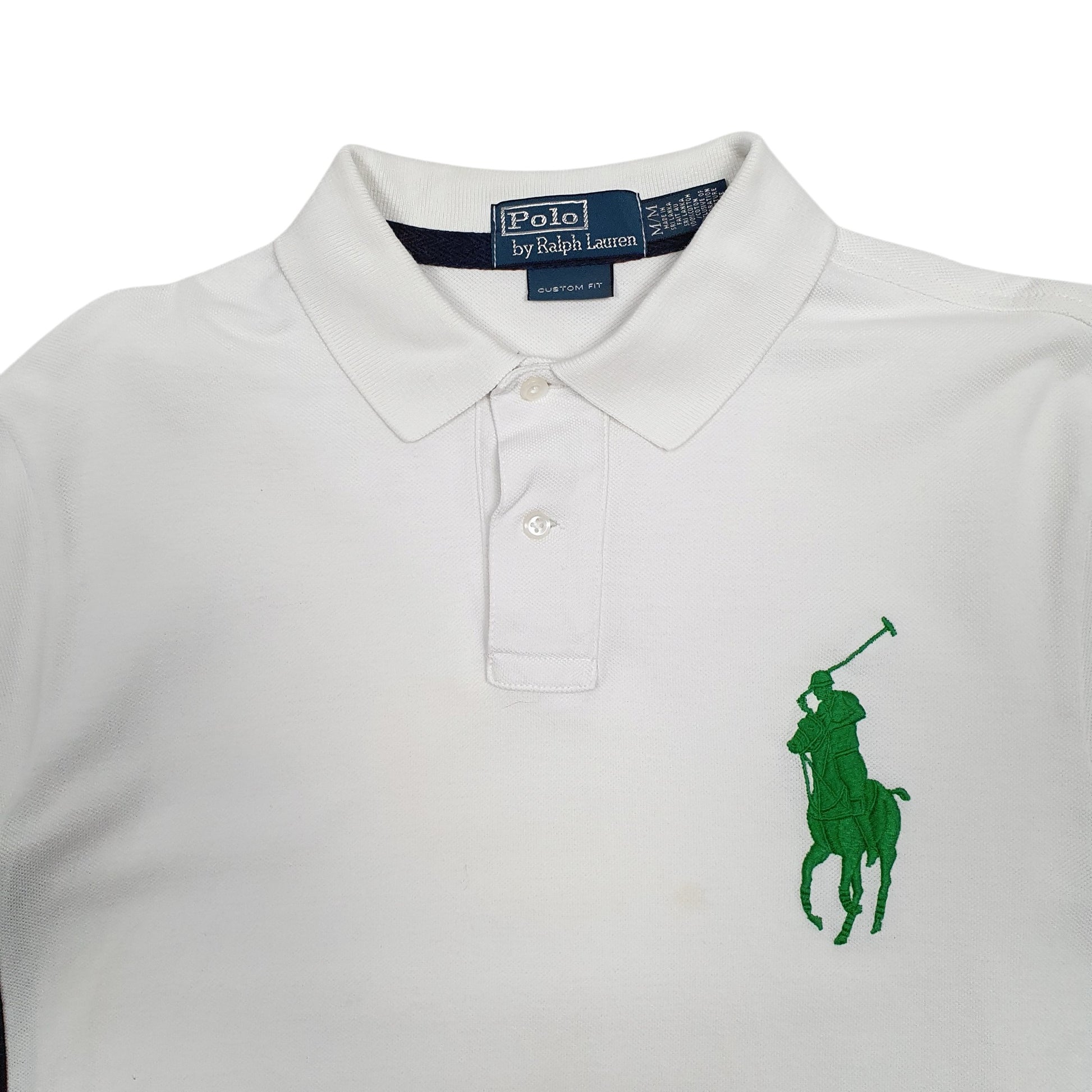 Mens White Polo Ralph Lauren   Polo Shirt