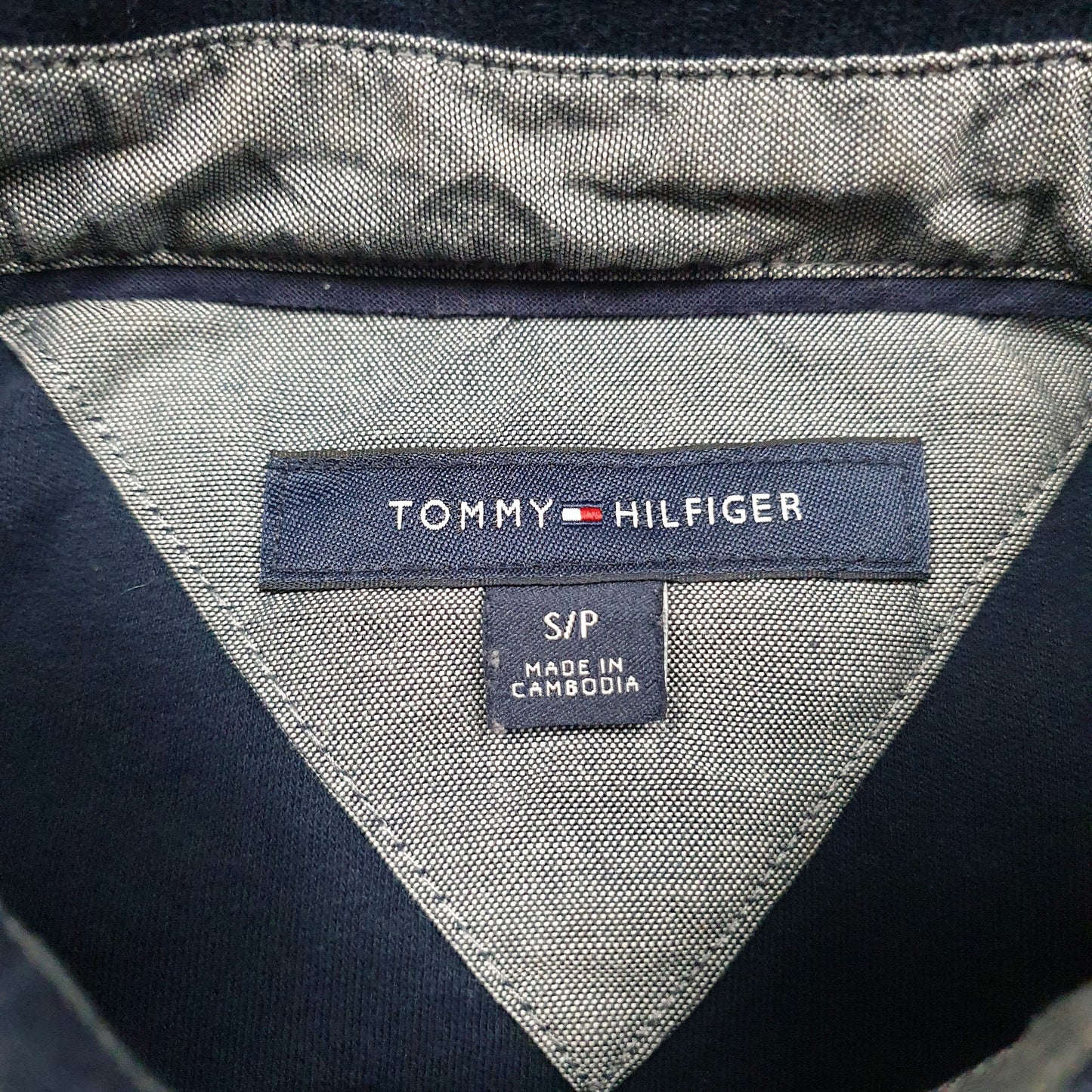 Mens Navy Tommy Hilfiger   Polo Shirt