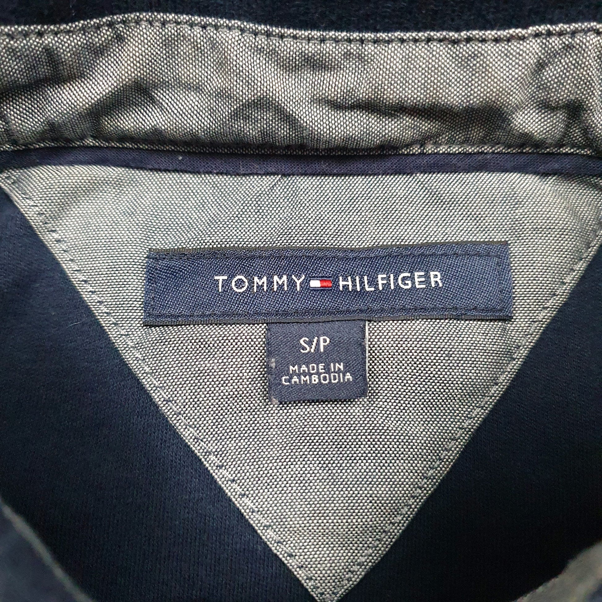 Mens Navy Tommy Hilfiger   Polo Shirt