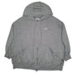 Womens Grey Nike Hoodie Baggy Fit Full Zip Jumper