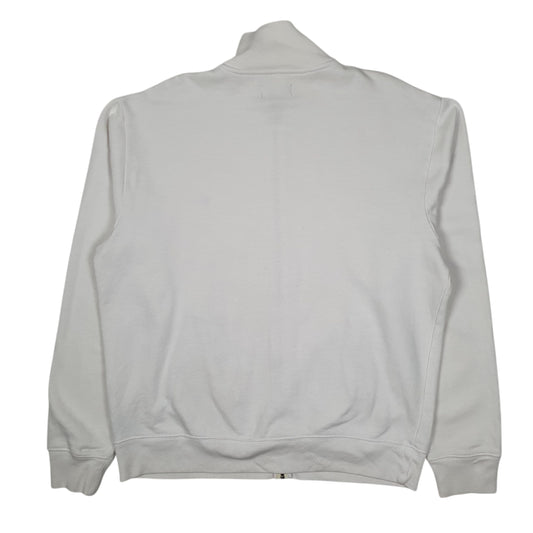 Mens White Ralph Lauren Polo Jeans Co Full Zip Jumper