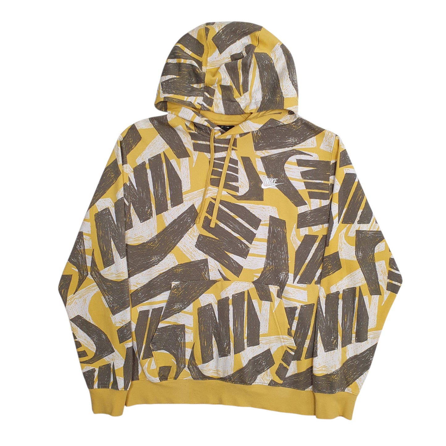 Mens Yellow Nike  Hoodie Jumper