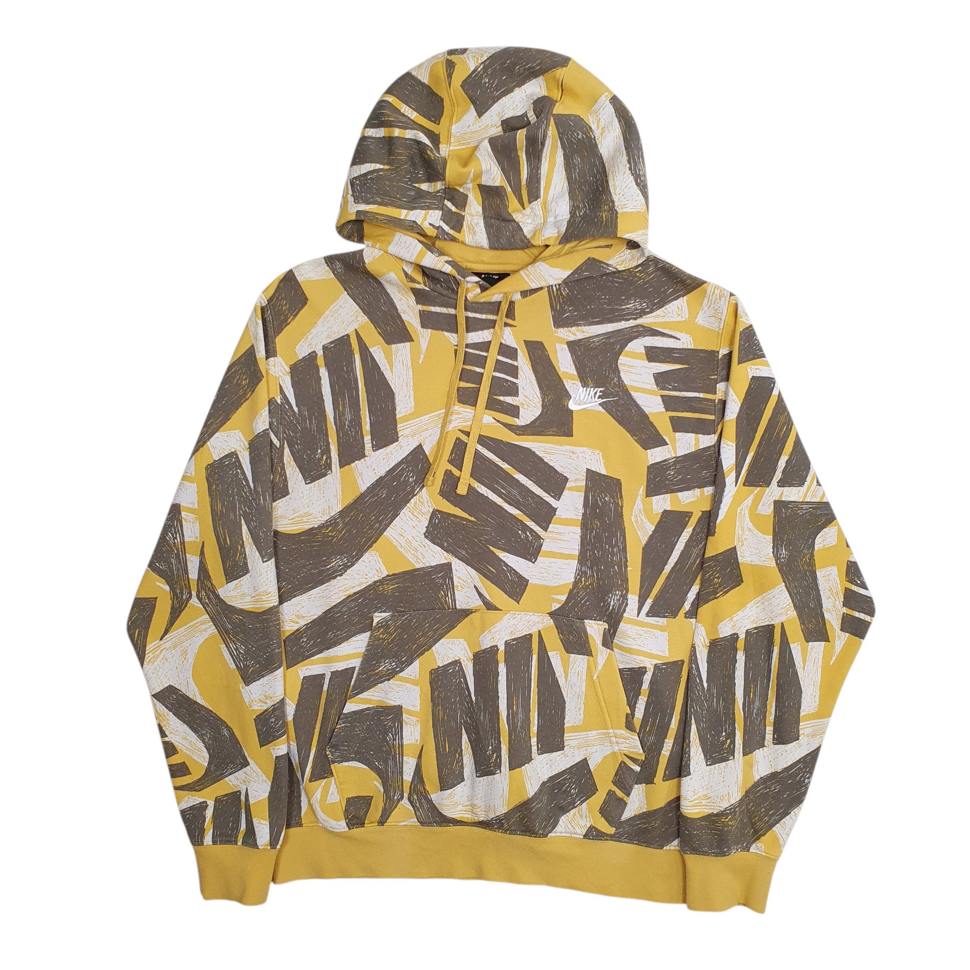 Mens Yellow Nike  Hoodie Jumper
