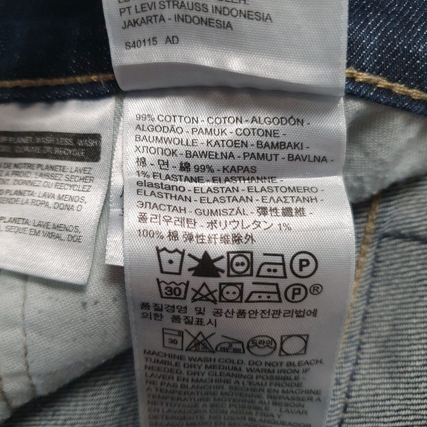 Mens Blue Levis   Jeans