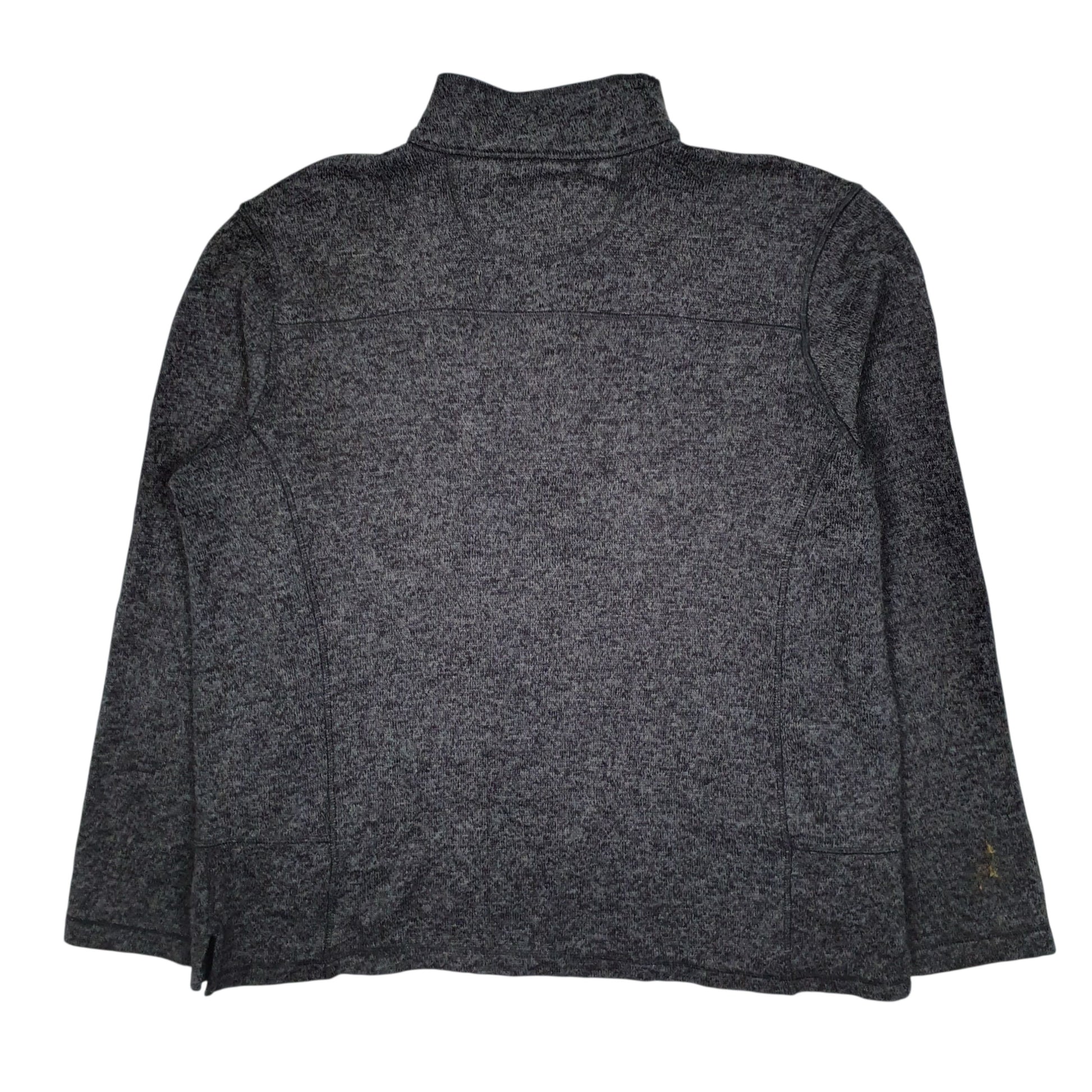 Mens Grey Woolrich  Quarter Zip Jumper