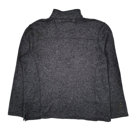 Mens Grey Woolrich  Quarter Zip Jumper