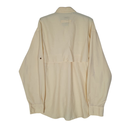 Mens Yellow L.L.Bean Walking Hiking  Shirt