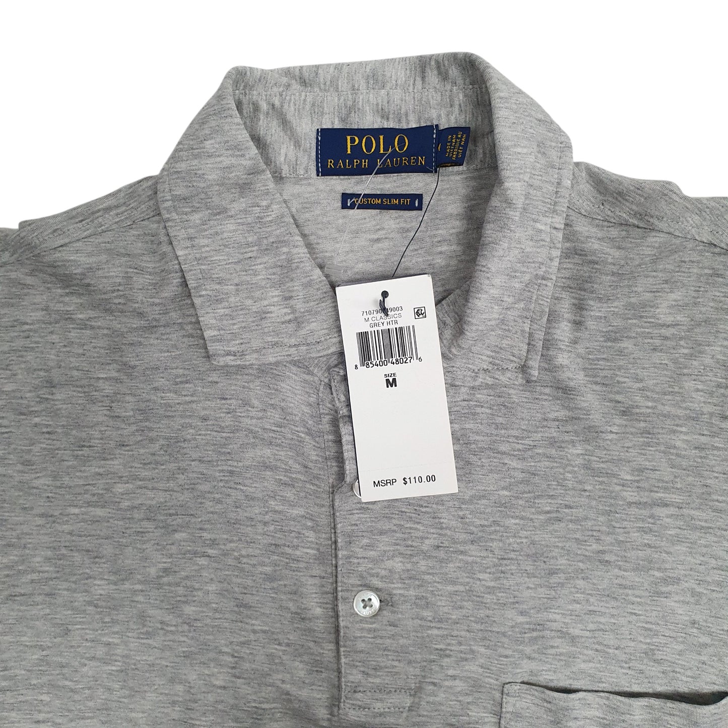 Mens Grey Polo Ralph Lauren   Polo Shirt