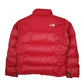Womens Red The North Face Nuptse  Coat