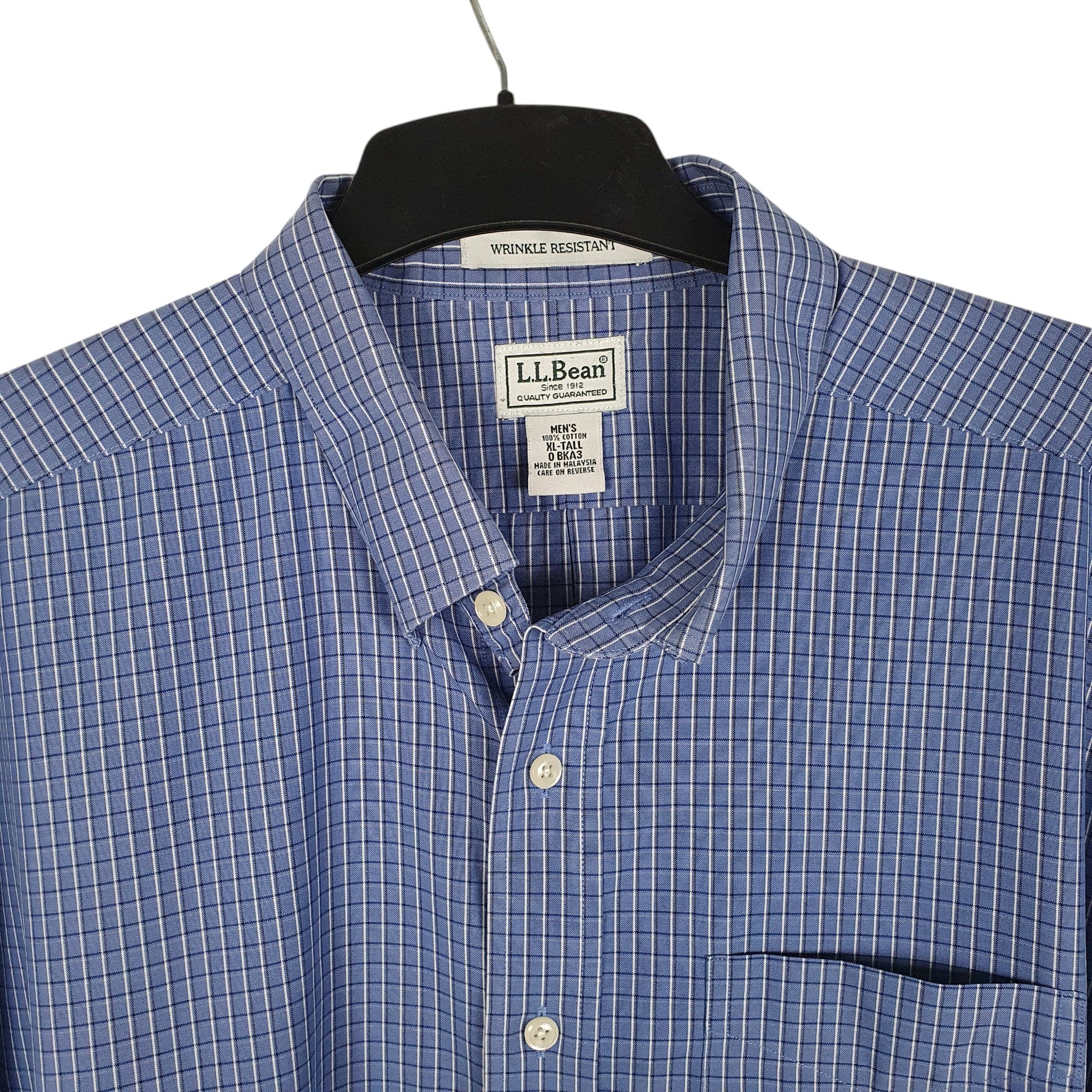 Mens Blue L.L.Bean   Shirt