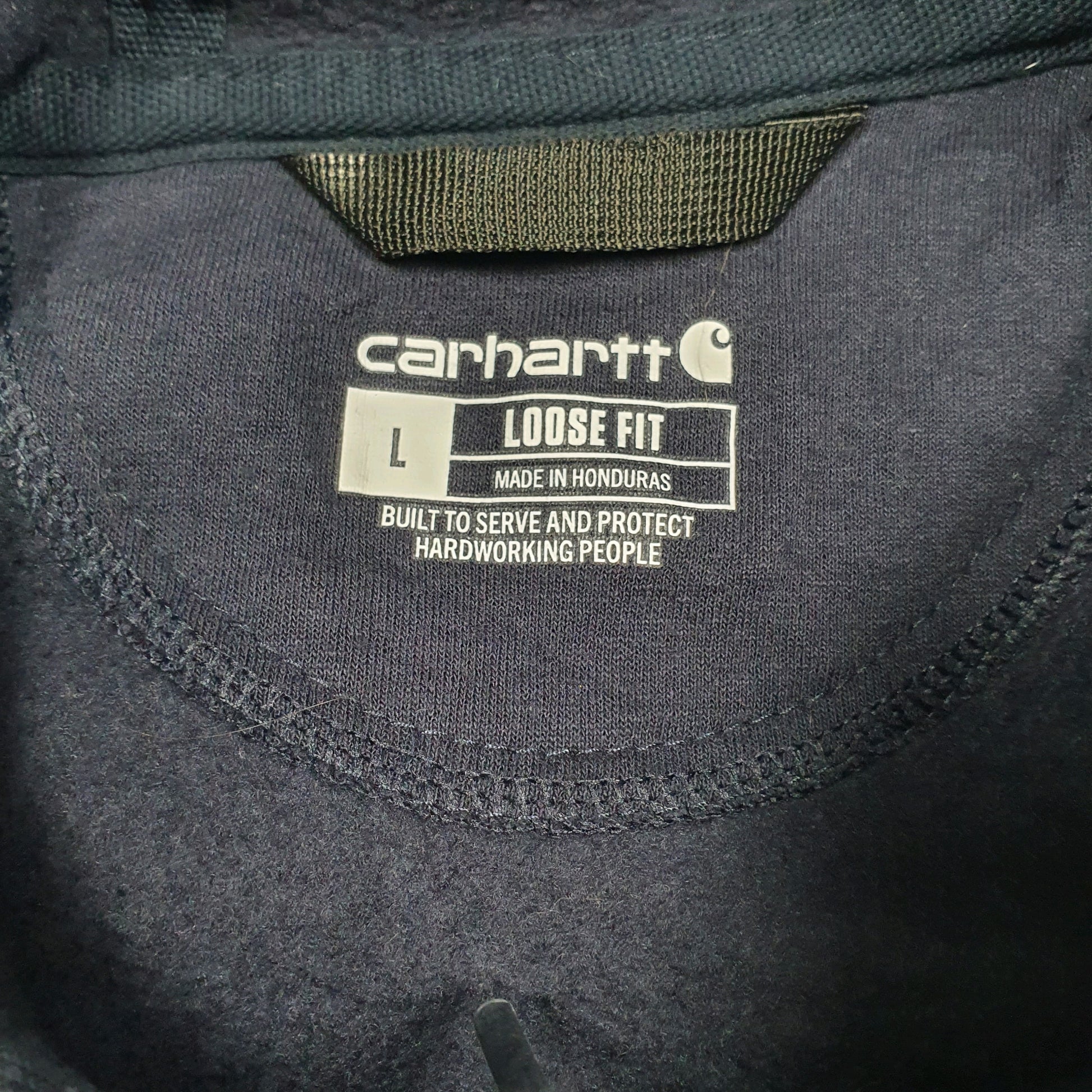 Mens Navy Carhartt  Hoodie Jumper