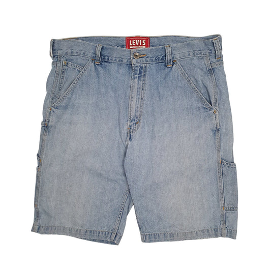 Mens Blue Levis Carpenter Denim Shorts