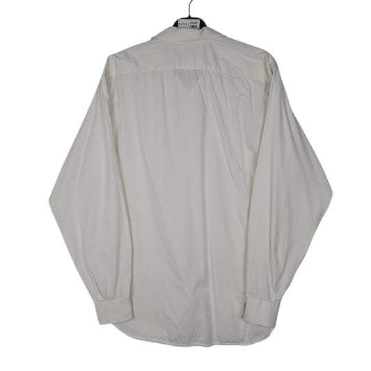 Mens White Burberry Vintage 90s  Shirt